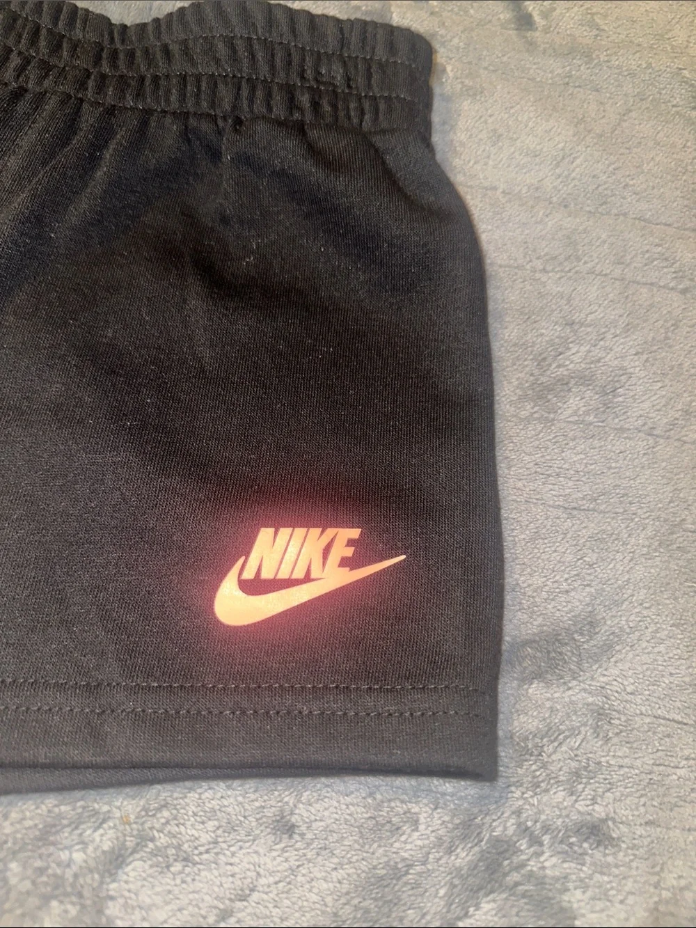 NWT Nike Black and Coral Shorts (2T)